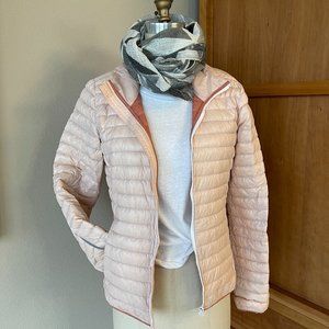 Adidas Lightweight Down Jacket Light Pink Size Small